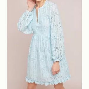 Anthropologie eyelet dress